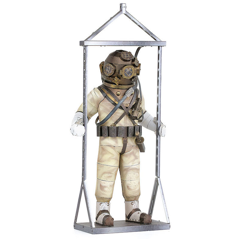 Vintage Diving Suit Metal Earth