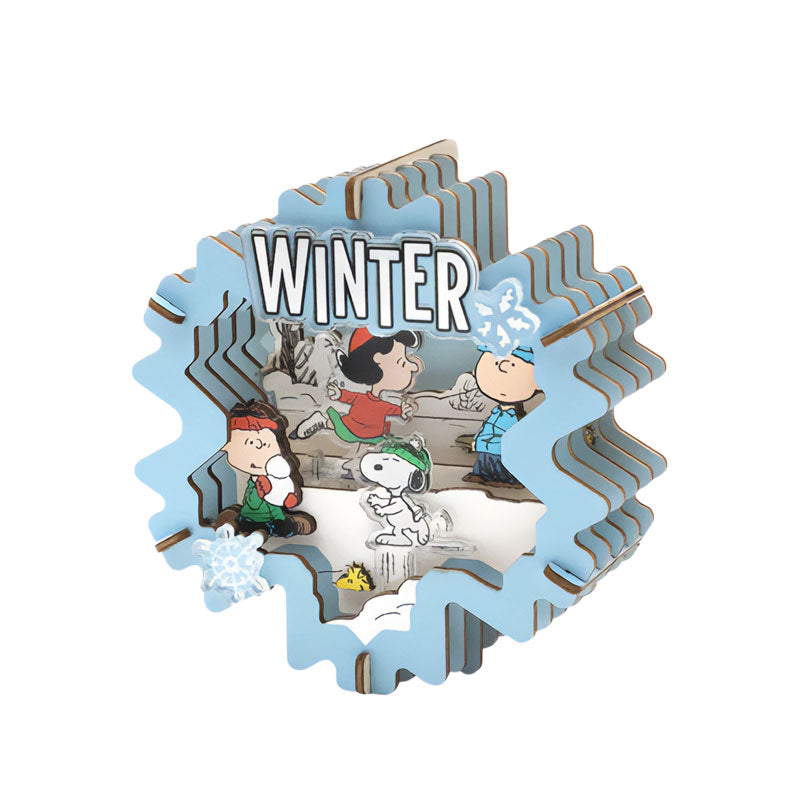 Snoopy Winter Skating Theater Puremind
