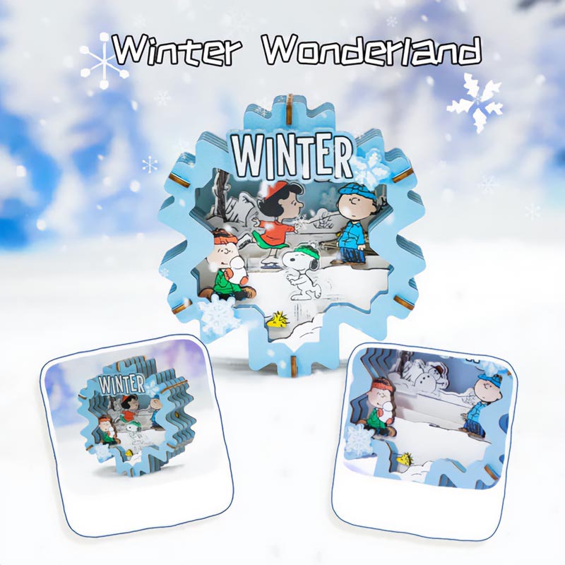 Snoopy Winter Skating Theater Puremind
