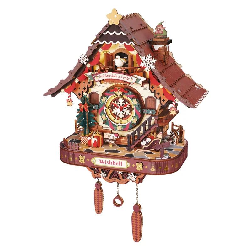 Christmas Cuckoo Clock ROKR LCB01 - vista 1 - Playmore