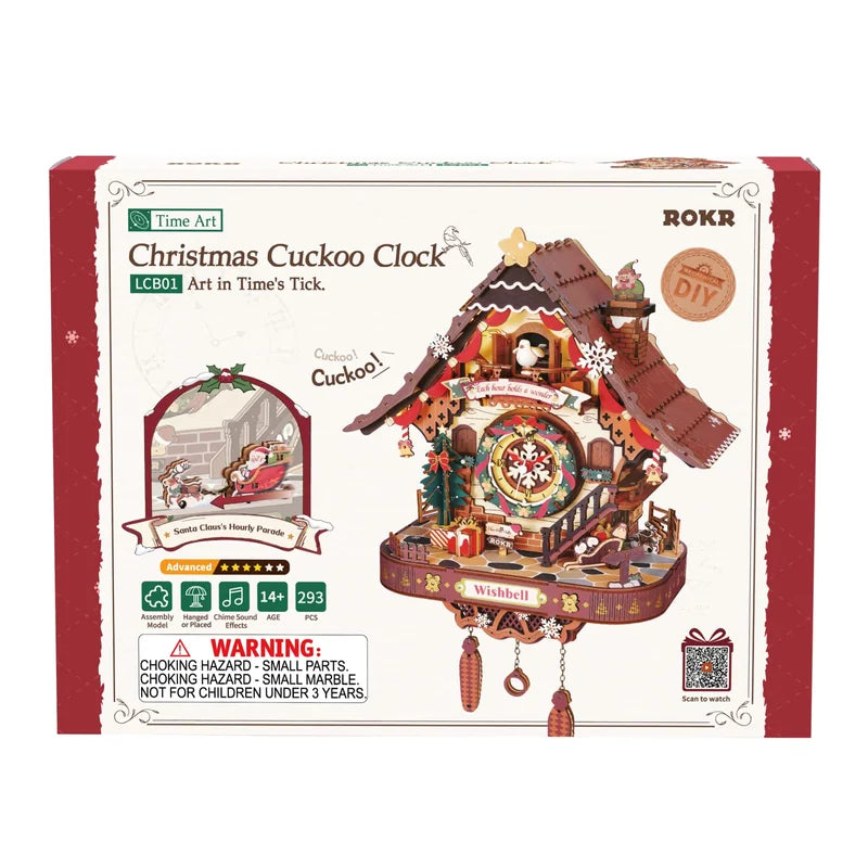 Christmas Cuckoo Clock ROKR LCB01 - vista 2 - Playmore