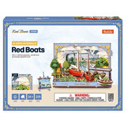 PREVENTA Red Boats Monet Cuadro Inmersivo Rolife