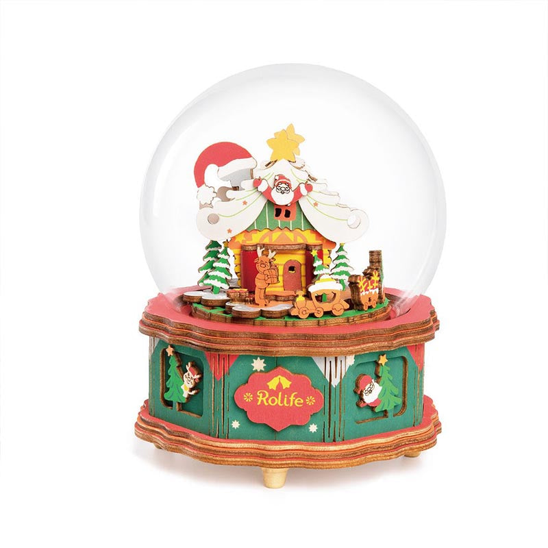 Caja musical Navidad Christmas Town Robotime