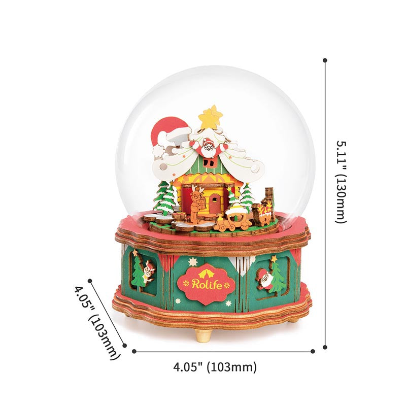 Caja musical Navidad Christmas Town Robotime