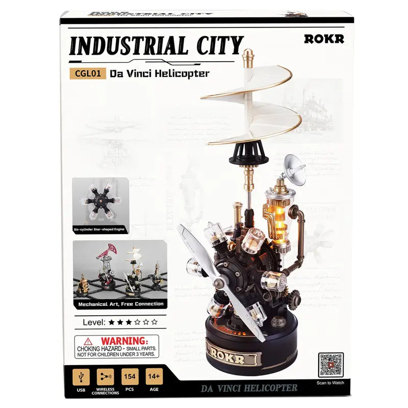 Playmore-Robotime-CGL01-LeonardodaVinciHelicopterRokr-caja.webp