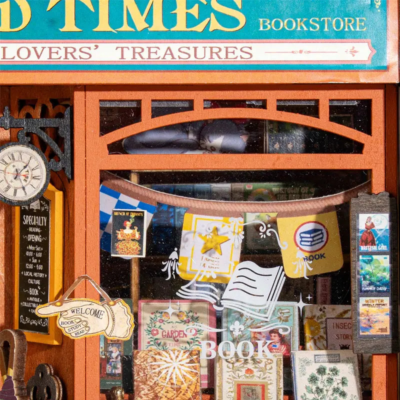 Old Times Bookstore Cuadro Inmersivo Rolife