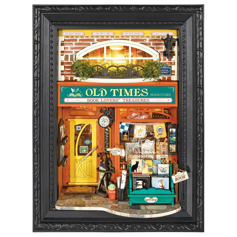 Old Times Bookstore Cuadro Inmersivo Rolife