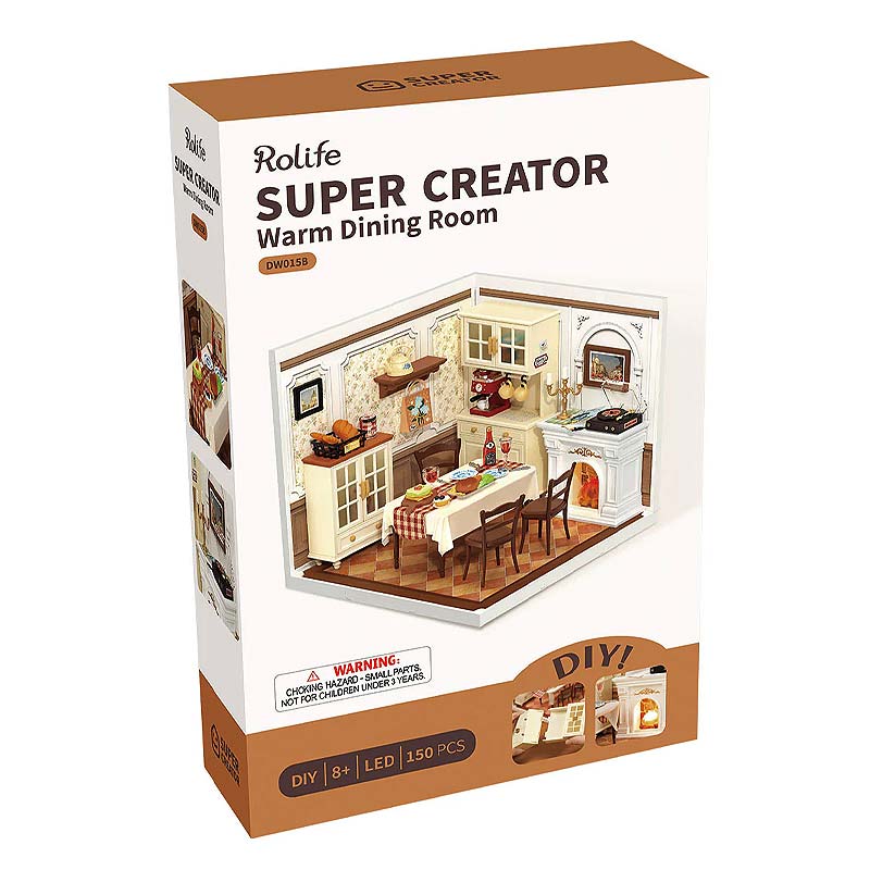 Miniatura Warm Dining Room Super Creator