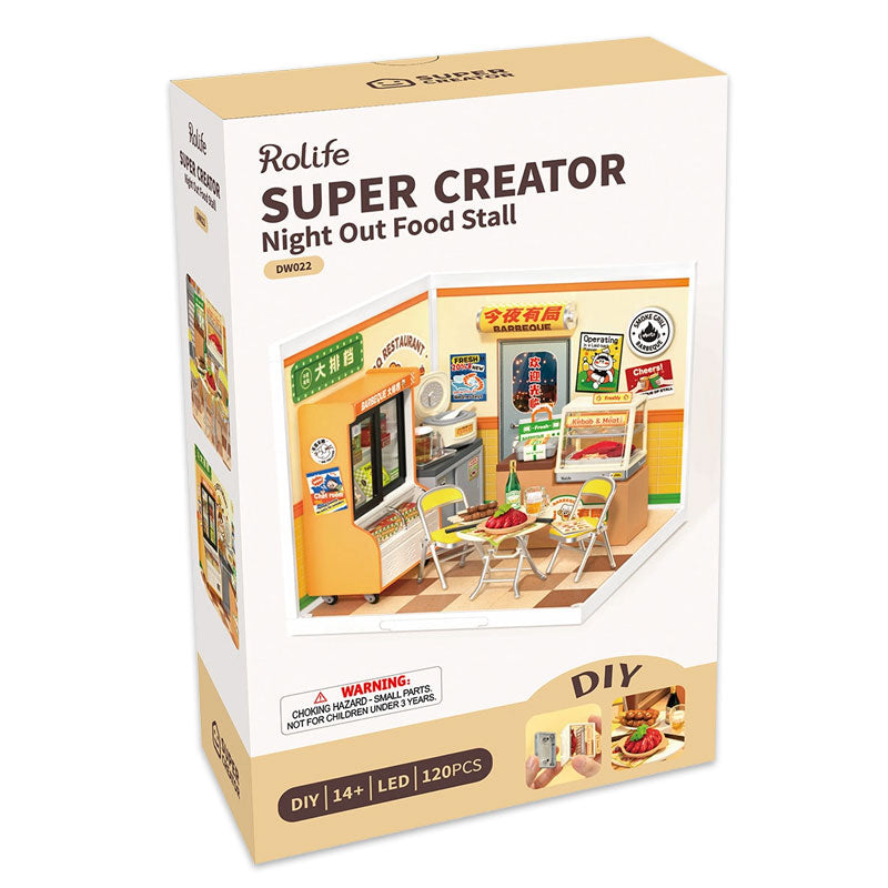 Supe Creator Night Out Food Stall Rolife