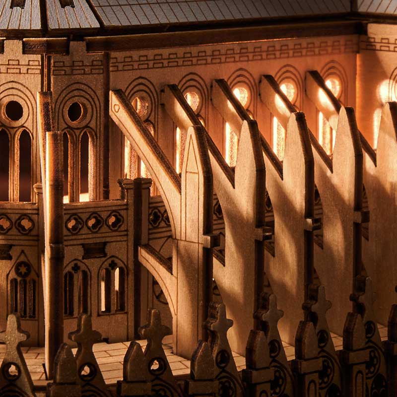 Notre Dame Paris Cathedral Robotime