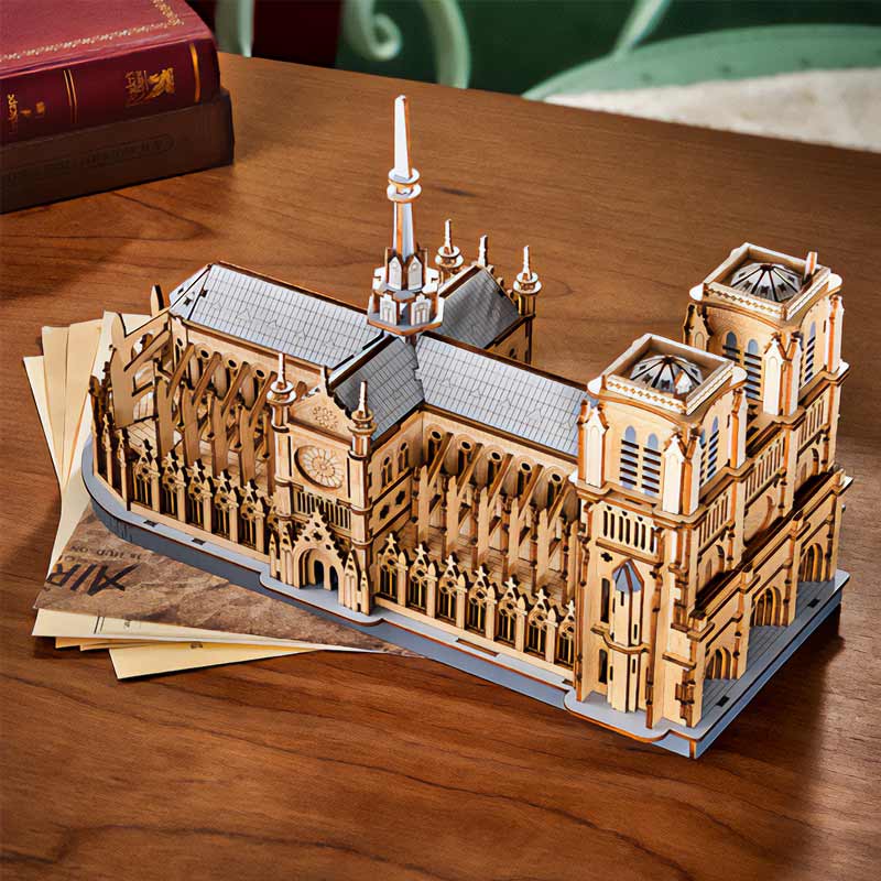 Notre Dame Paris Cathedral Robotime