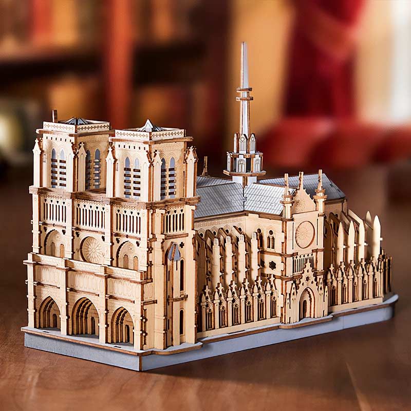 Notre Dame Paris Cathedral Robotime
