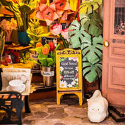 PREVENTA Floral Corner con Cover Dust Booknook Rolife