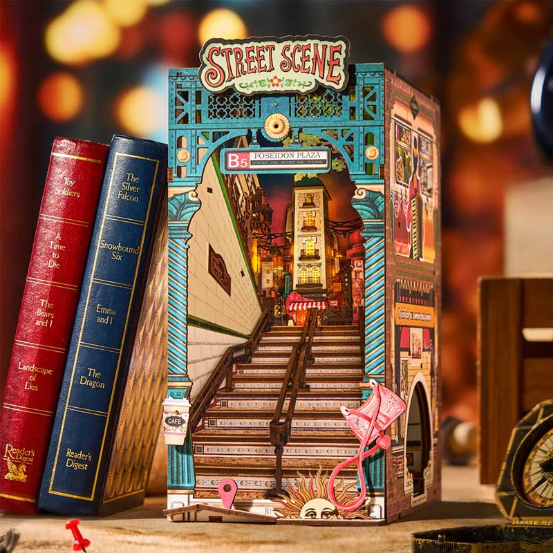 PREVENTA Street Scene Booknook Rolife