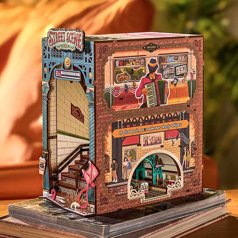 PREVENTA Street Scene Booknook Rolife
