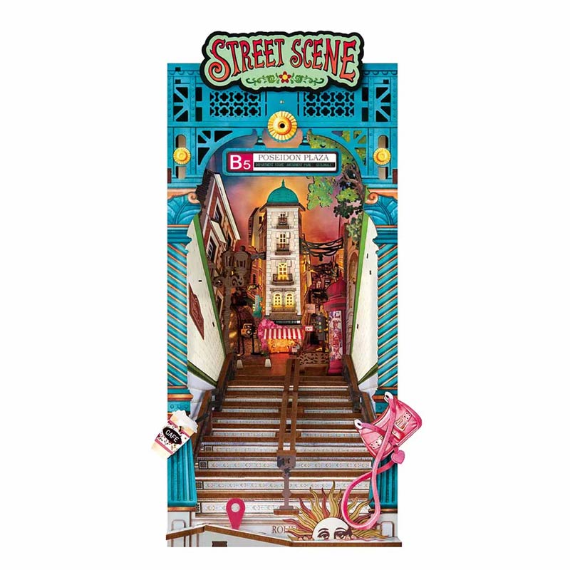 PREVENTA Street Scene Booknook Rolife