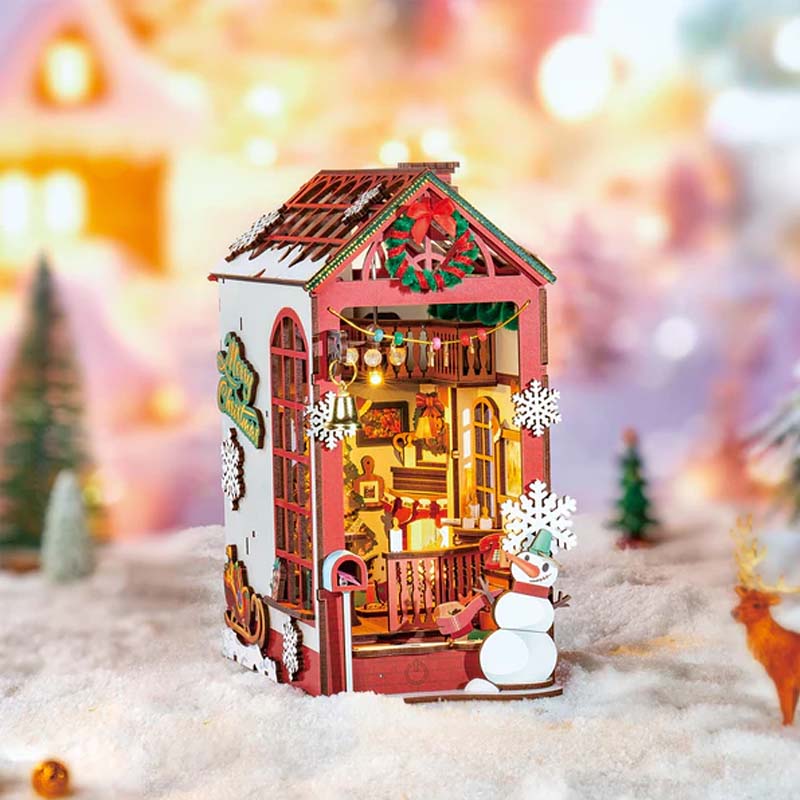 Navidad Book Nook Christmas Indoor Scene