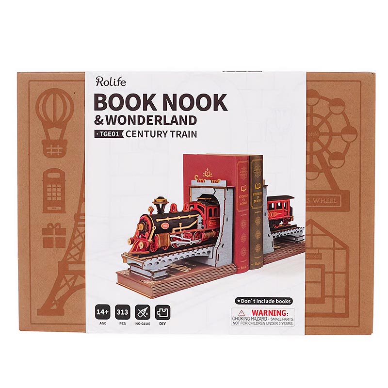 PREVENTA Book End Century Train