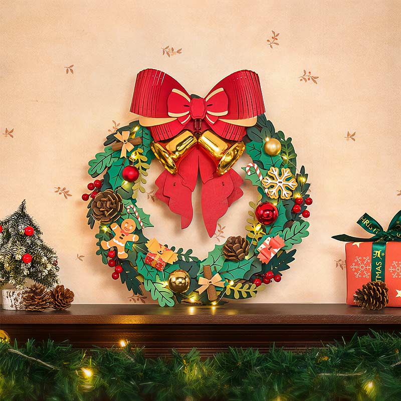 Corona Navideña LED Rolife