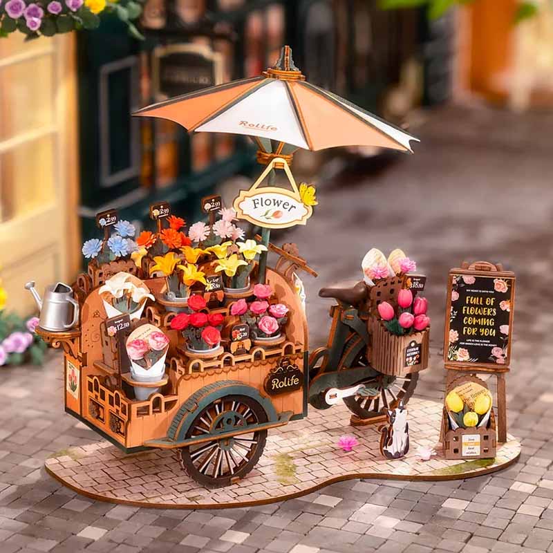 Carretilla de Flores Armable Blossom Cart Rolife