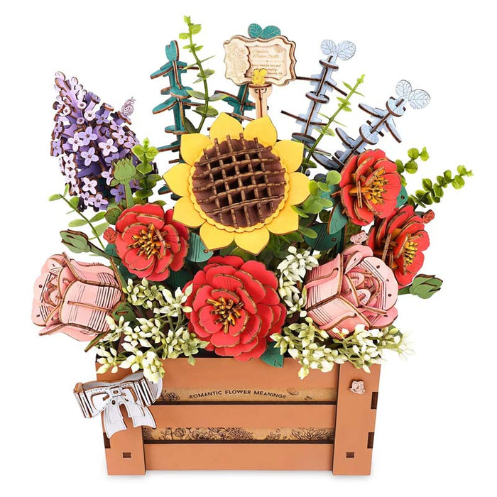 Cajon de Flores Flower Wooden Box Rolife