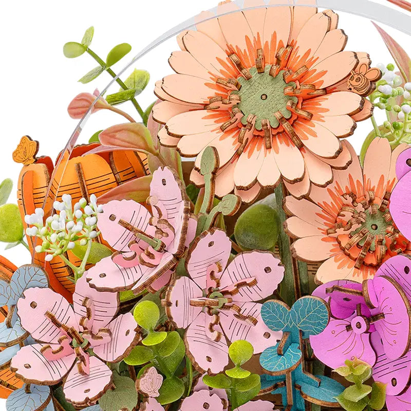 Flor Wooden Blooming Book Rolife