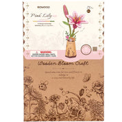 PREVENTA Lirio Rosada Pink Lily Flor de Madera