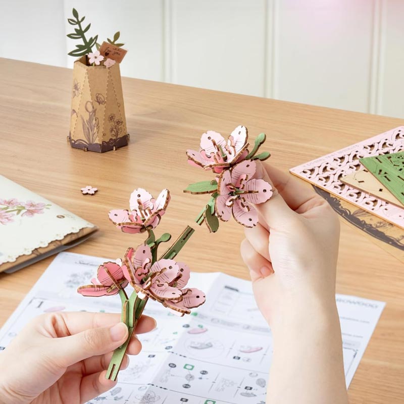 PREVENTA Flor Sakura Flower Rowood