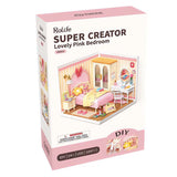 Super Creator Lovely Pink Bedroom Rolife