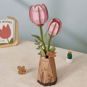 PREVENTA Flor Pink Tulip Tulipan Rosa Rolife