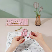 PREVENTA Flor Pink Tulip Tulipan Rosa Rolife