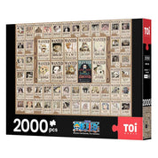 Rompecabezas One Piece Wanted 2000pcs TOI
