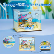 Snoopy Holiday Beach mini escena Puremind