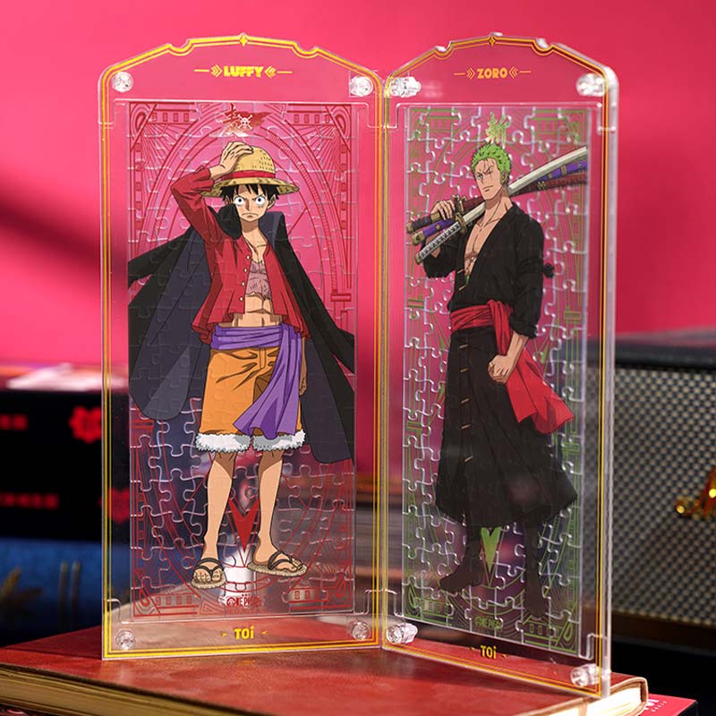 Rompecabezas One Piece Acrilico Screen Blind Box Coleccion