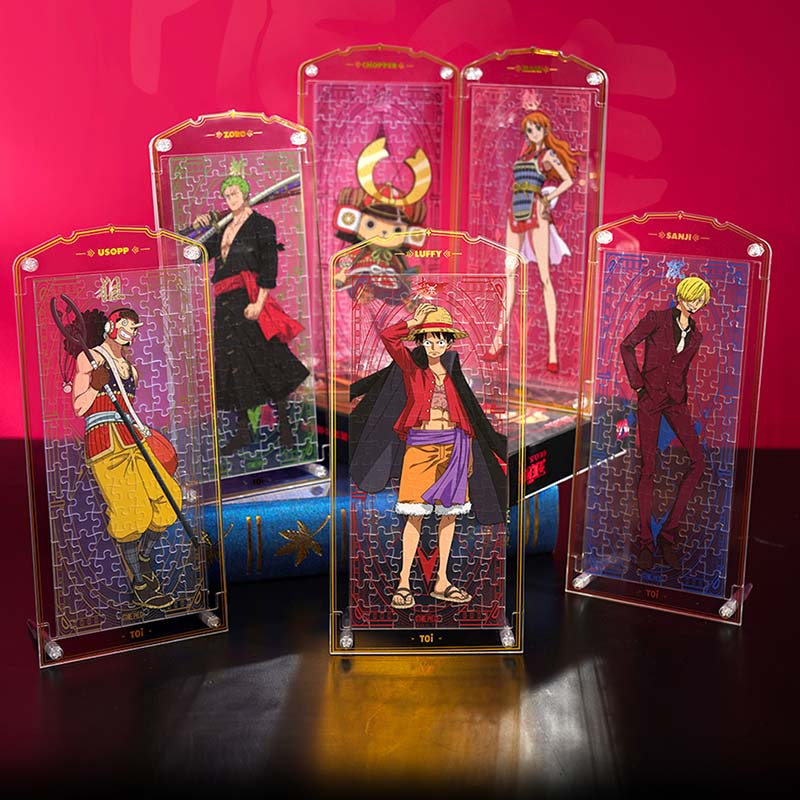 Rompecabezas One Piece Acrilico Screen Blind Box Coleccion