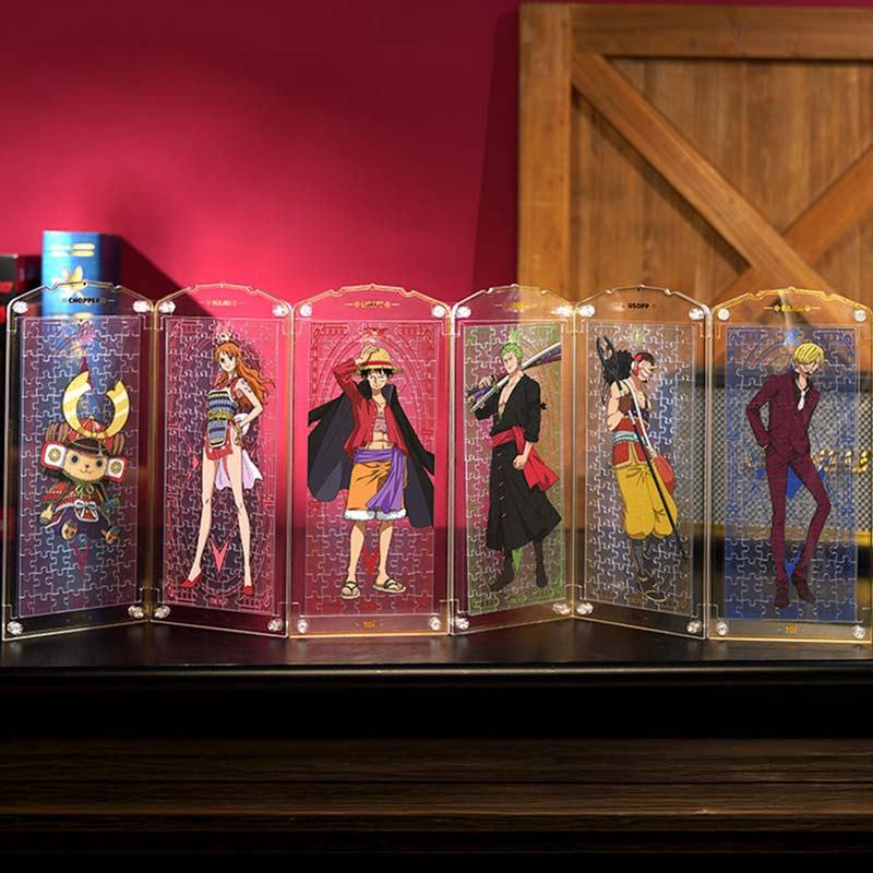 Rompecabezas One Piece Acrilico Screen Blind Box Coleccion
