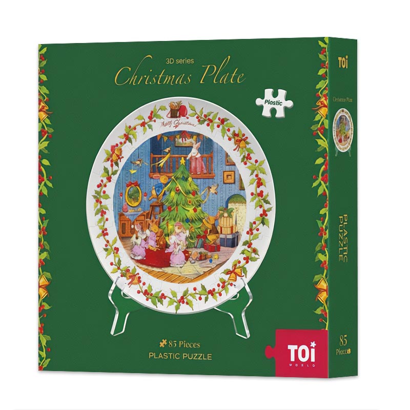 Rompecabezas Plato Navideño TOI