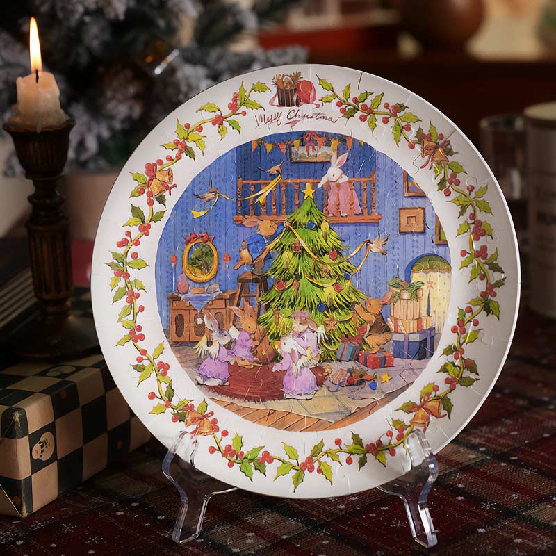 Rompecabezas Plato Navideño TOI