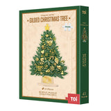 Rompecabezas Árbol de Navidad Dorado TOI