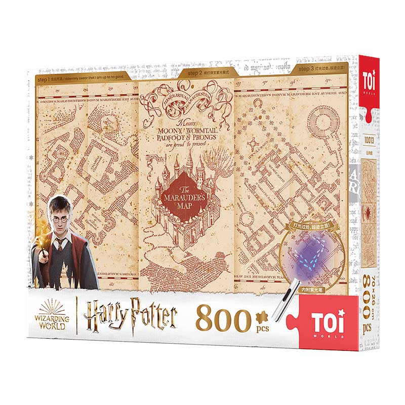 Rompecabezas Harry Potter Mapa del Merodeador 800pcs TOI