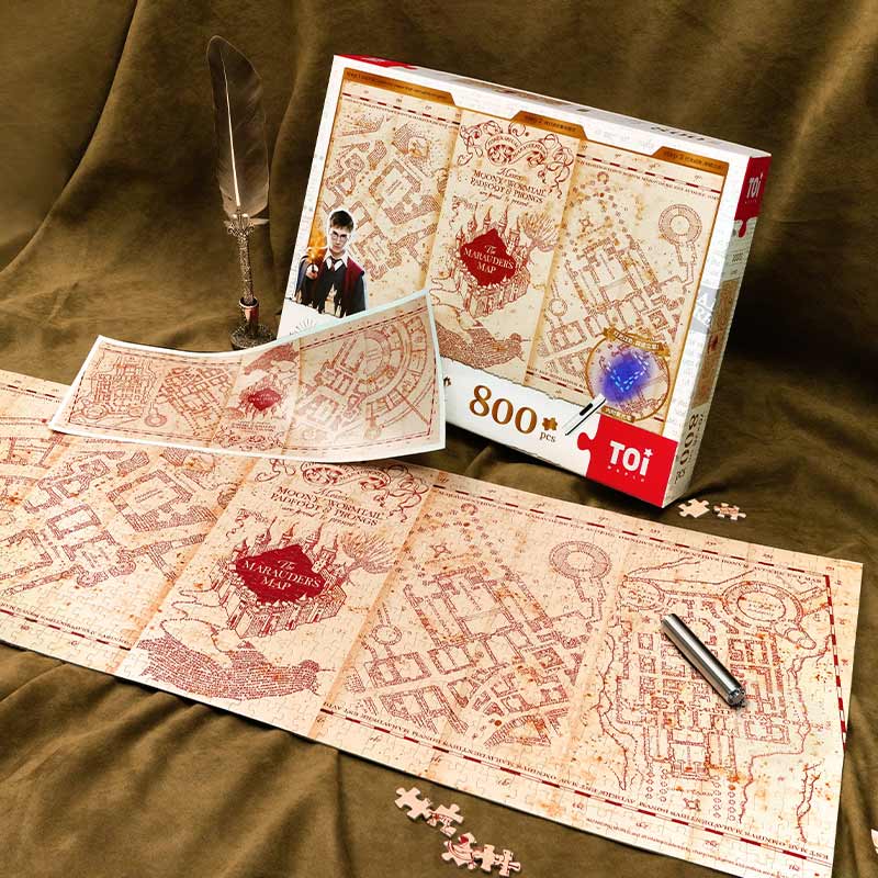 Rompecabezas Harry Potter Mapa del Merodeador 800pcs TOI