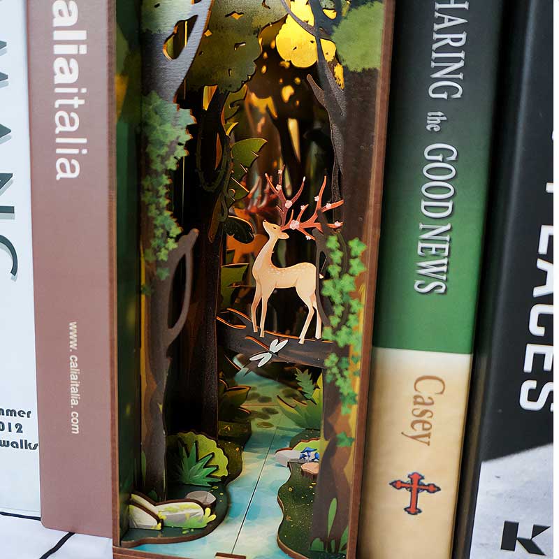 Booknook Story of Forest Sepador de Libros Tonecheer