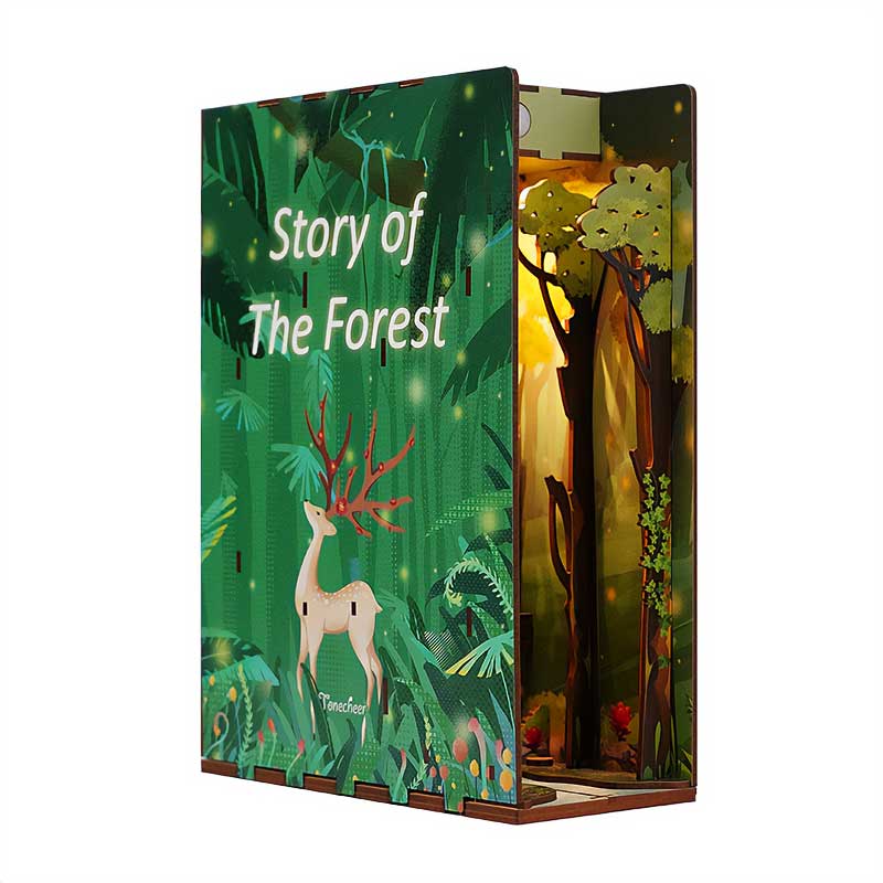 Booknook Story of Forest Sepador de Libros Tonecheer