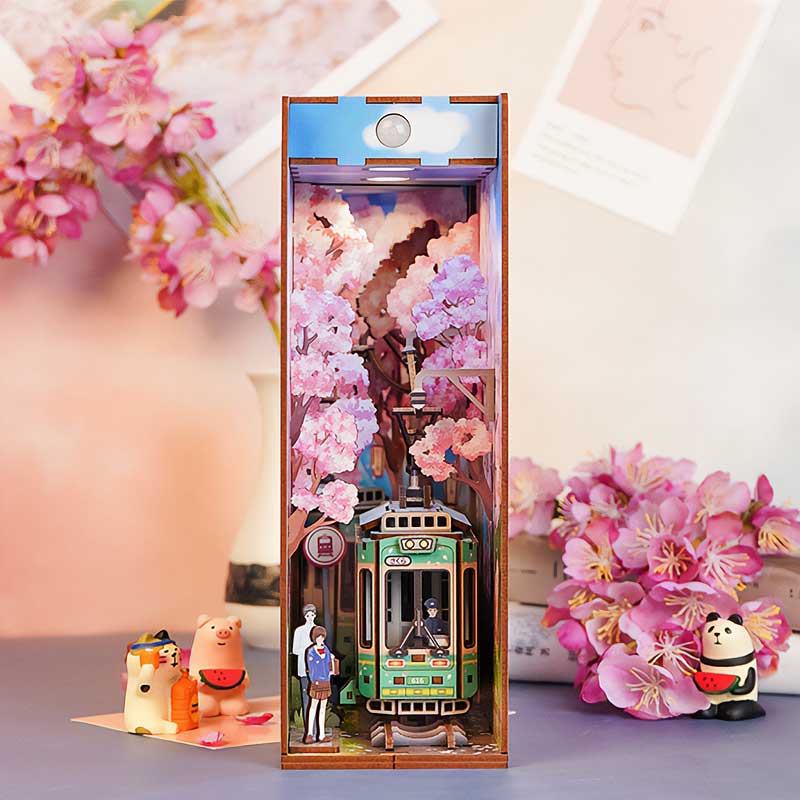 Booknook Sakura Travel Sepador de Libros Tonecheer