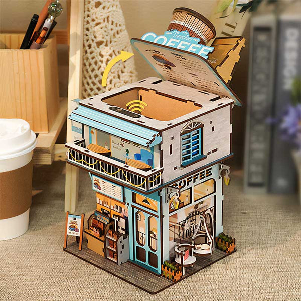 Desk Bin Coffee Shop Papelero Automático Tonecheer