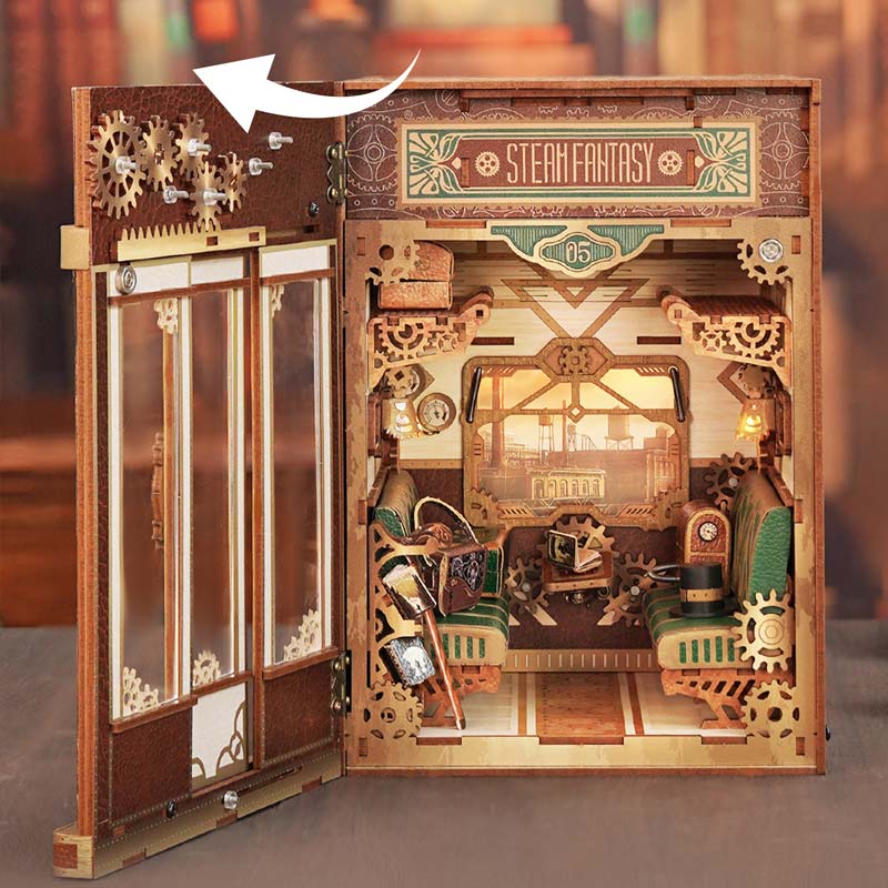 PREVENTA Steam Fantasy Booknook Tonecheer