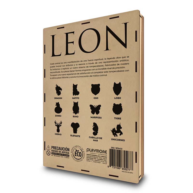 Rompecabeza de Madera Leon  Playmore