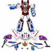 Playmore Maple MU YML078 Starscream G1 accesorios sobre fondo blanco