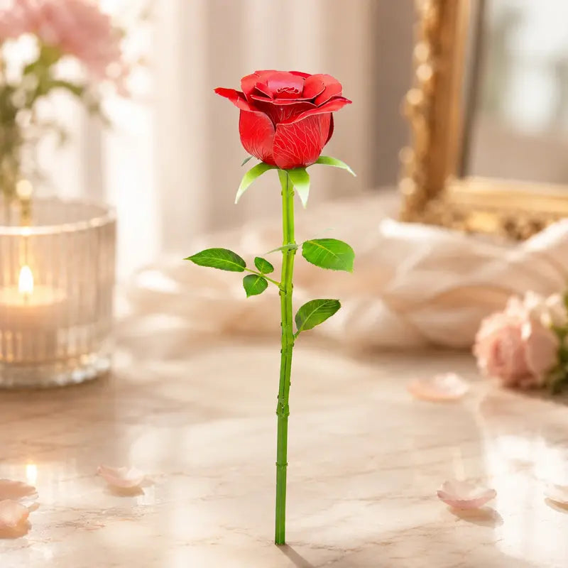Rosa Roja Metal Earth