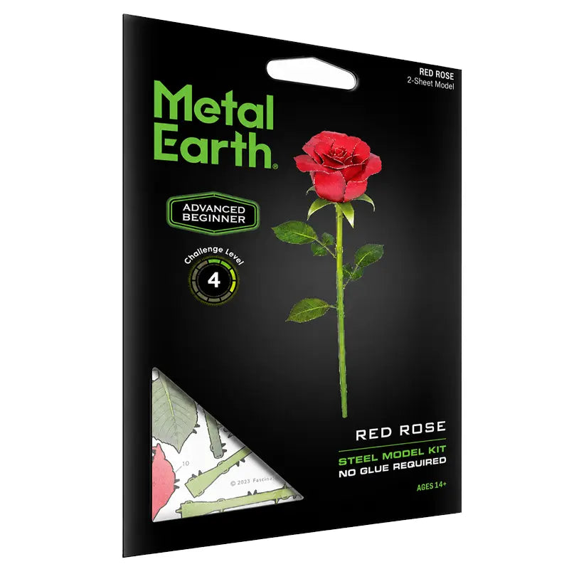Rosa Roja Metal Earth